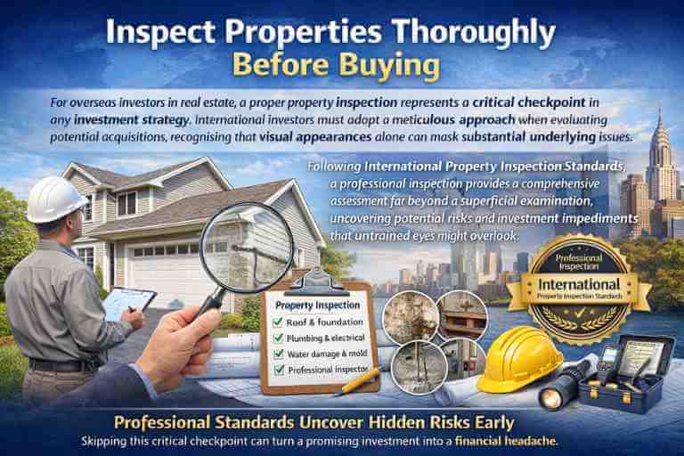 Inspect Properties Thoroughly Before Buying