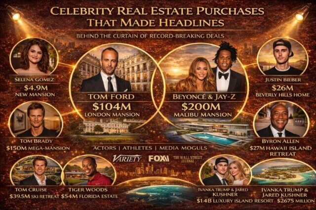 Celebrity Real Estate Purchases That Made Headlines