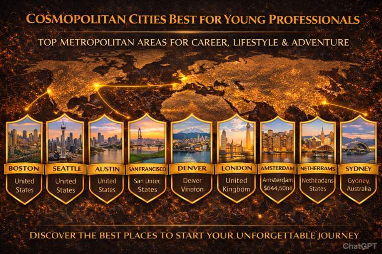 Cosmopolitan Cities Best For Young Professionals