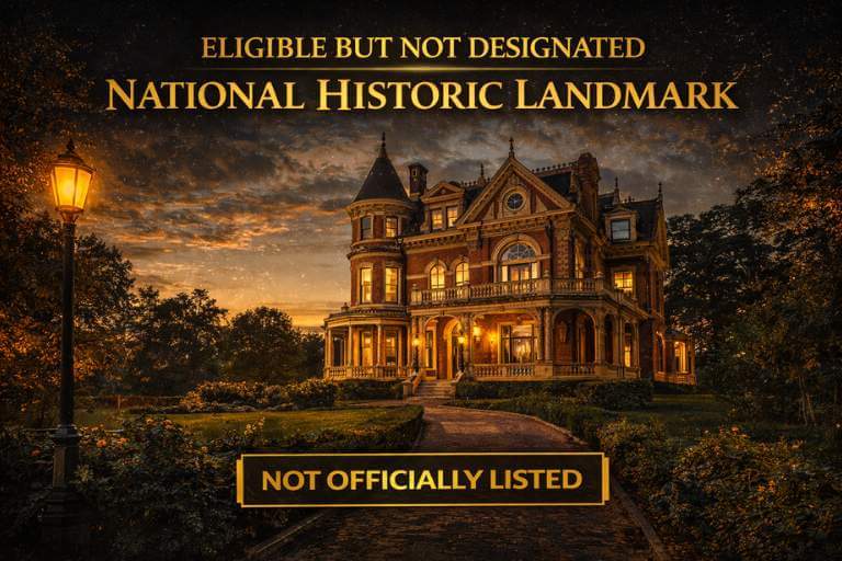 Eligible but Not Designated National Historic Landmark
