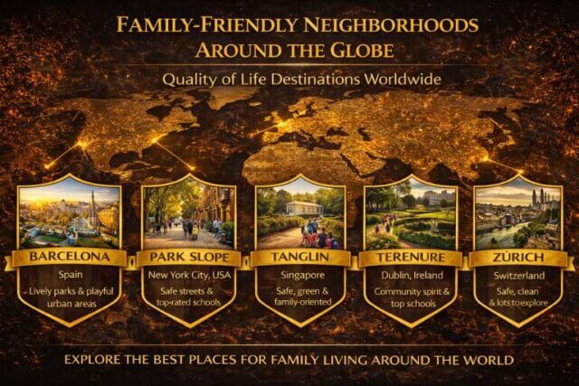 Family Friendly Neighborhoods Around the Globe