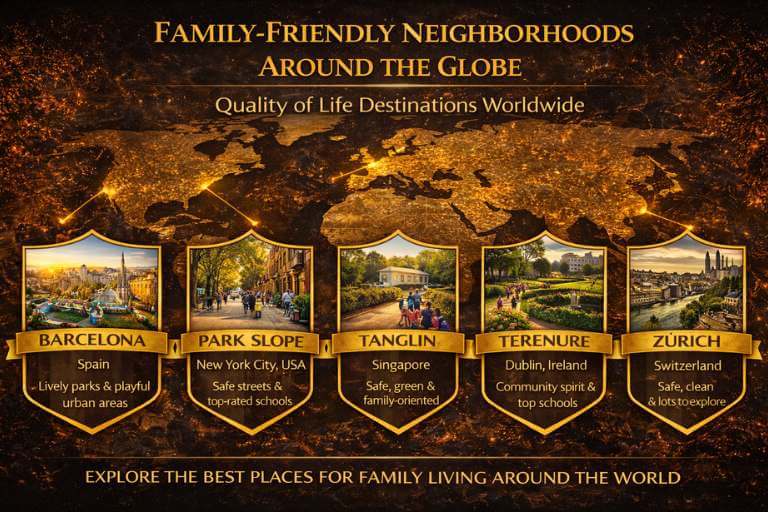 Family Friendly Neighborhoods Around the Globe