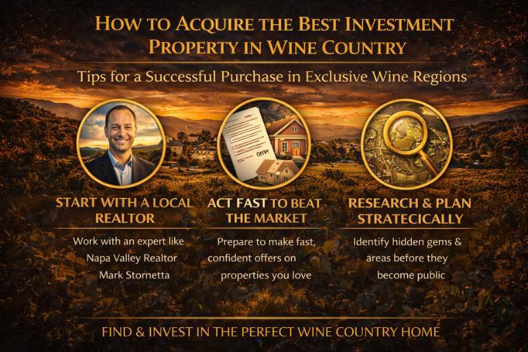 How to Acquire the Best Investment Property in Wine Country
