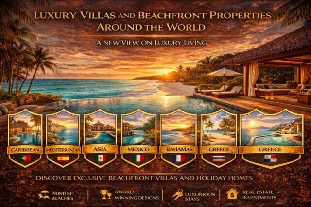 Luxury Villas and Beachfront Properties Around the World