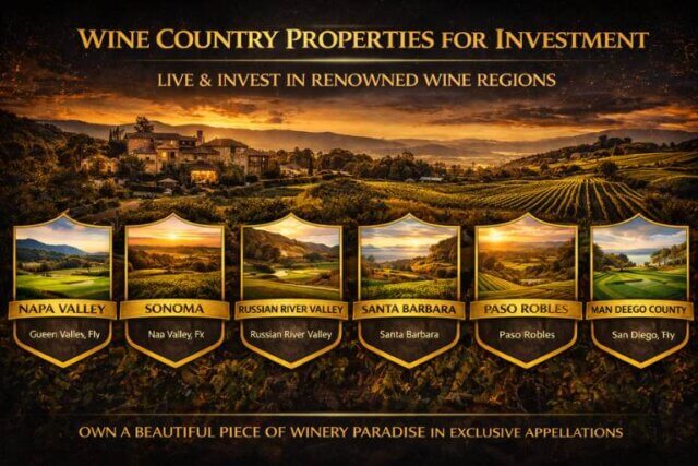 Wine Country Properties for Investment