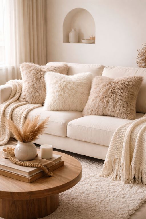 Pallene Faux Fur Plush Pillow Covers – Luxury Meets Comfort