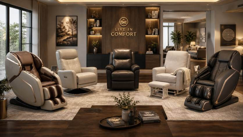 5 Best Recliner And Massage Chairs for Ultimate Home Comfort