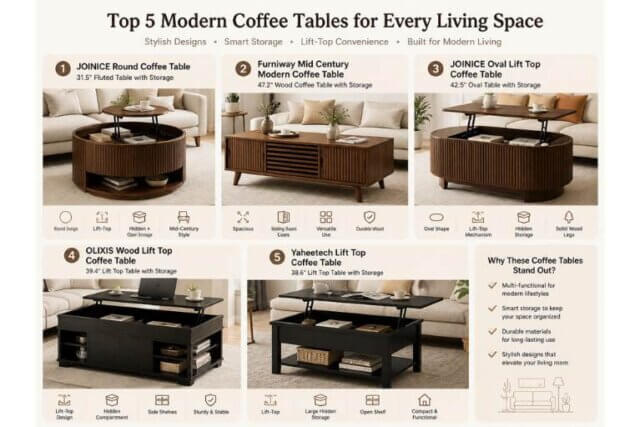 Modern Coffee Tables for Living Rooms My Experience-Based Review