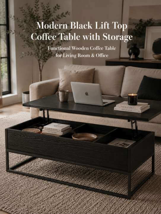Relso Gaia Round End Table in Solid Mango Wood — Walnut Finish