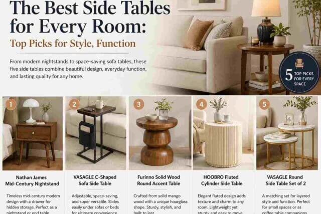 The Best Side Tables for Every Room Top Picks for Style, Function