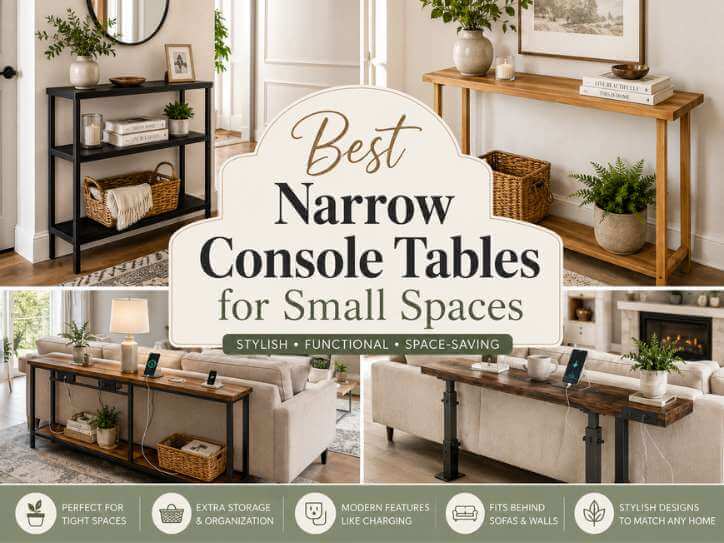 Best Narrow Console Tables for Small Spaces